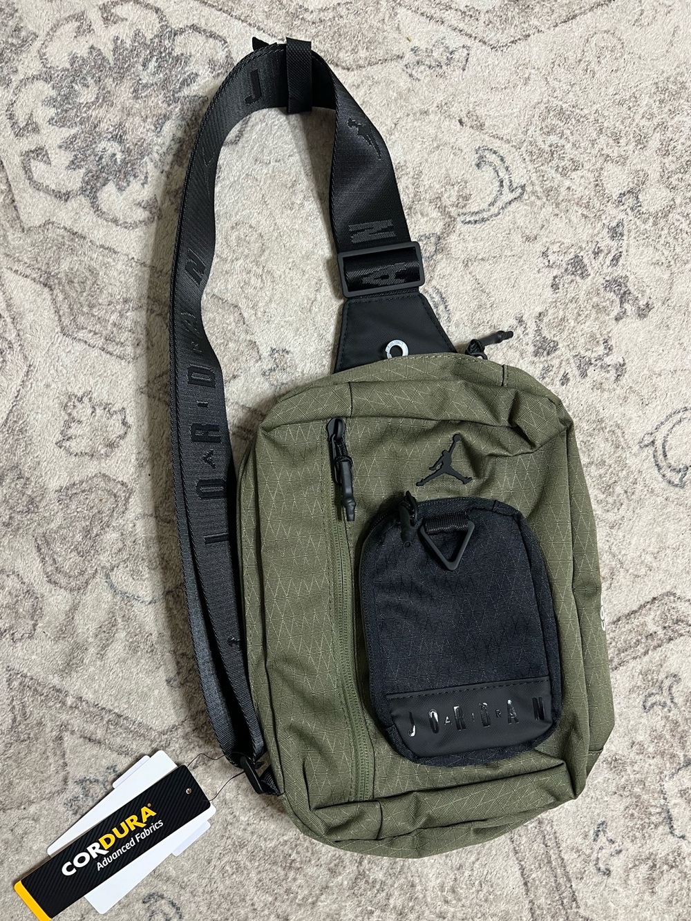 Olive Jordan Collectors Crossbody Bag, featuring durable CORDURA fabric
